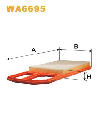 WIX FILTERS Ilmansuodatin WA6695